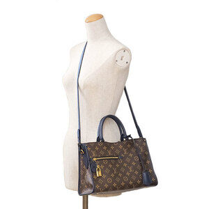 Louis Vuitton Blue Popincourt Monogram Shoulder Bag Marine Navy